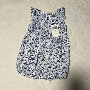 NWT - Ralph Lauren Baby Floral Bubble Shortall